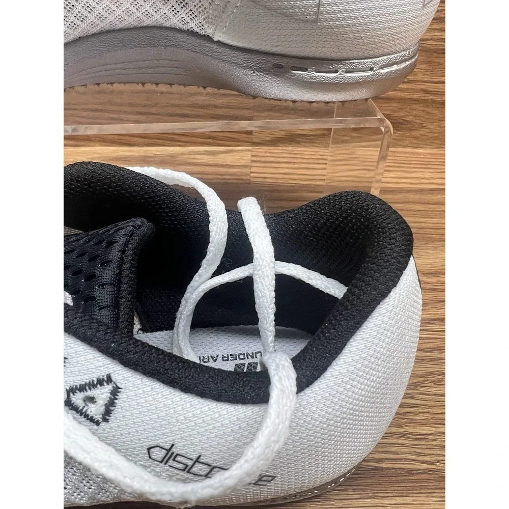 Unisex Under Armour Kick Distance 4 Track Spikes White sz. M10/W11.5 3025460-100